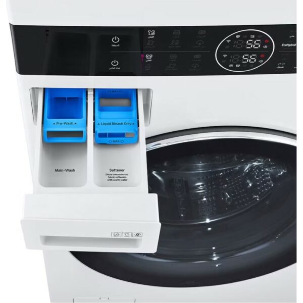 ماشین لباسشویی و خشک کن ال جی WK2116WHT