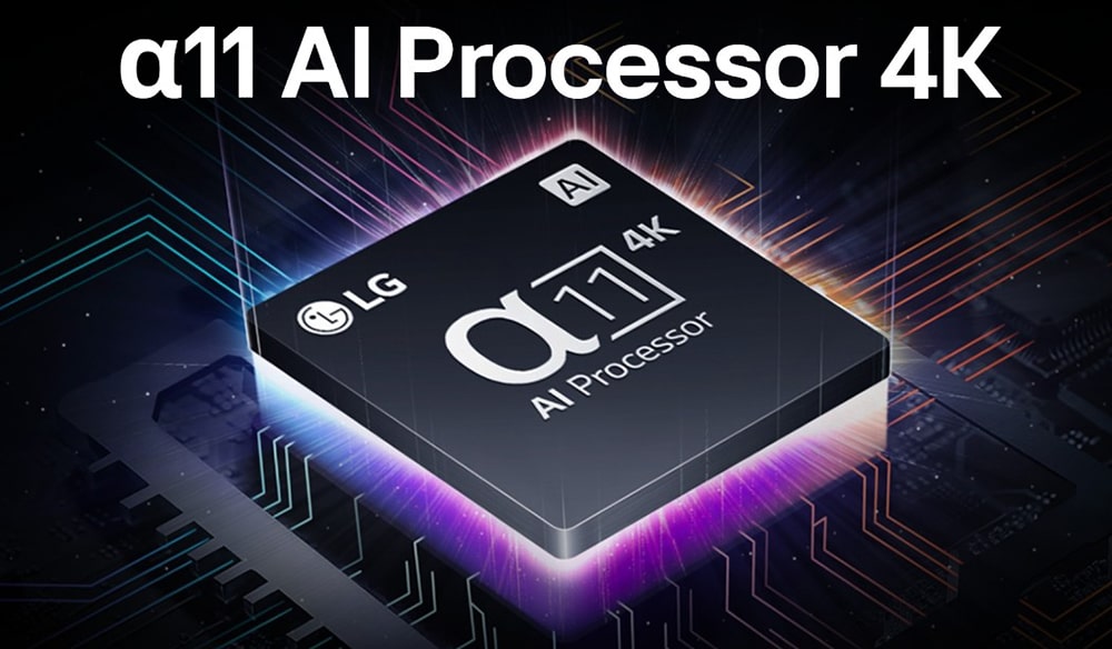 پردازنده قدرتمند آلفا 11 تلویزیون ال جی G4